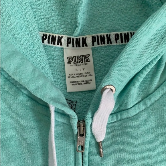 Sea foam PINK zip up - Picture 2 of 3